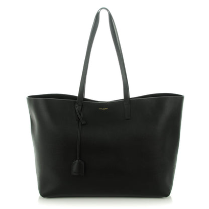 Saint Laurent Calfskin Large Shopping Tote Black 1 of 8