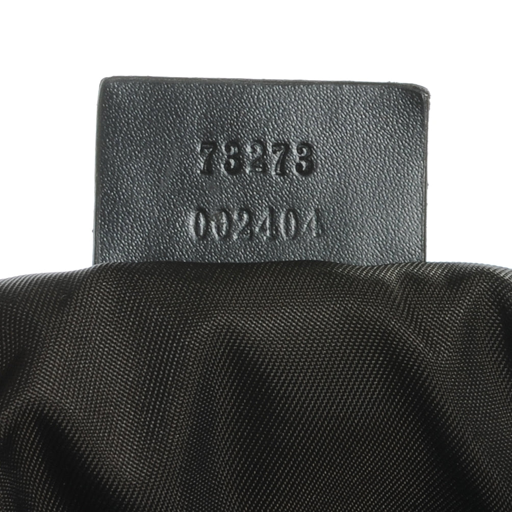 Nylon Monogram Cosmetic Pouch Brown