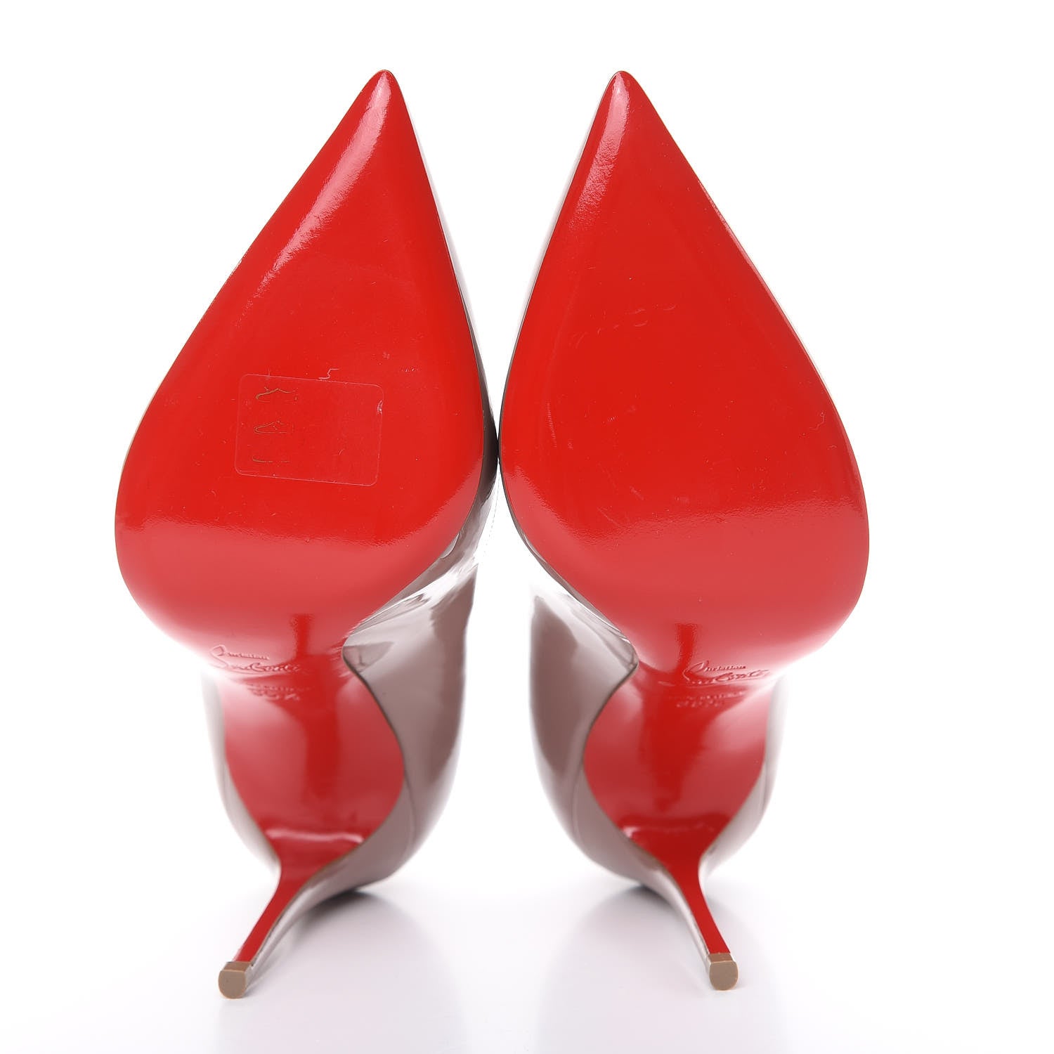 Christian Louboutin Patent Pigalle Follies 100 Pumps 35.5 Antic 5 of 8