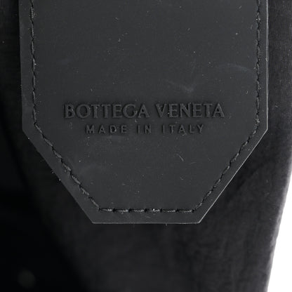 Bottega Veneta Paper Calfskin Maxi Intreccio The Belt Cassette Bag Black 6 of 10
