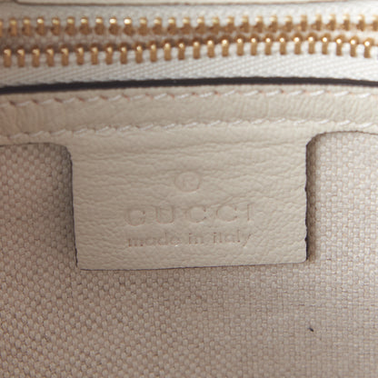 Gucci Monogram New Sakai Calfskin Lux Horsebit 1955 Tote Beige Ebony Mystic White 5 of 8