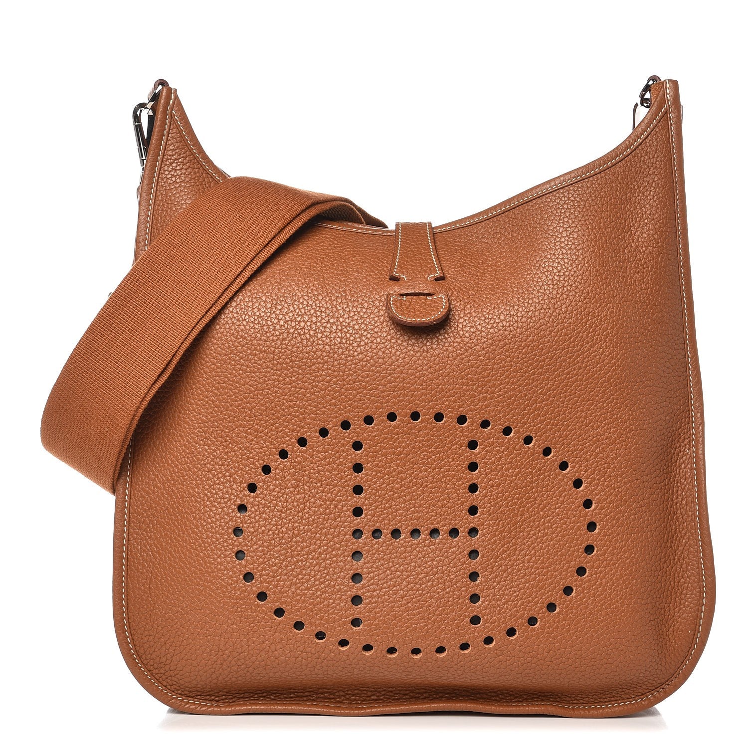 Hermes Taurillon Clemence Evelyne III GM Gold 1 of 7