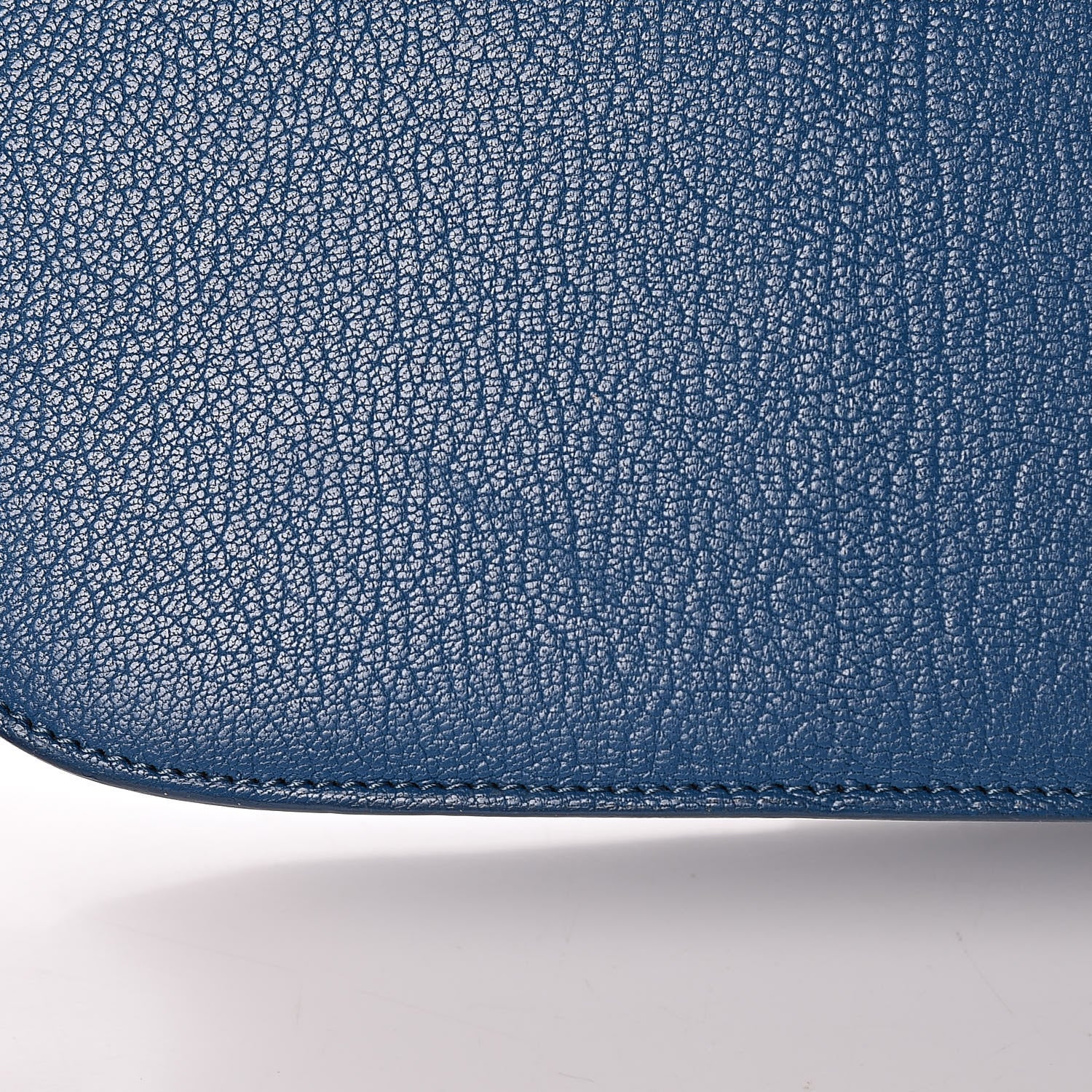 Celine Goatskin Medium Classic Box Flap Bag Deepsea 14 of 15