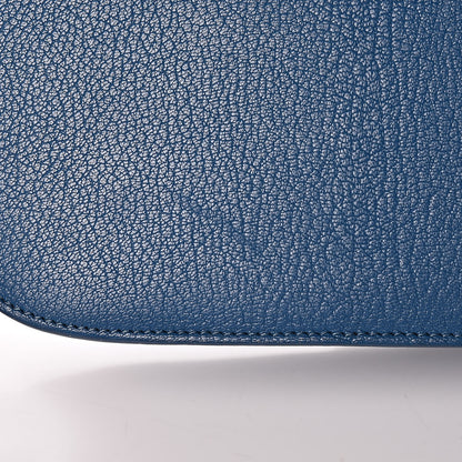 Celine Goatskin Medium Classic Box Flap Bag Deepsea 14 of 15