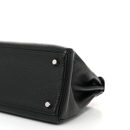 Hermes Taurillon Clemence Kelly Retourne 32 Black 10 of 11