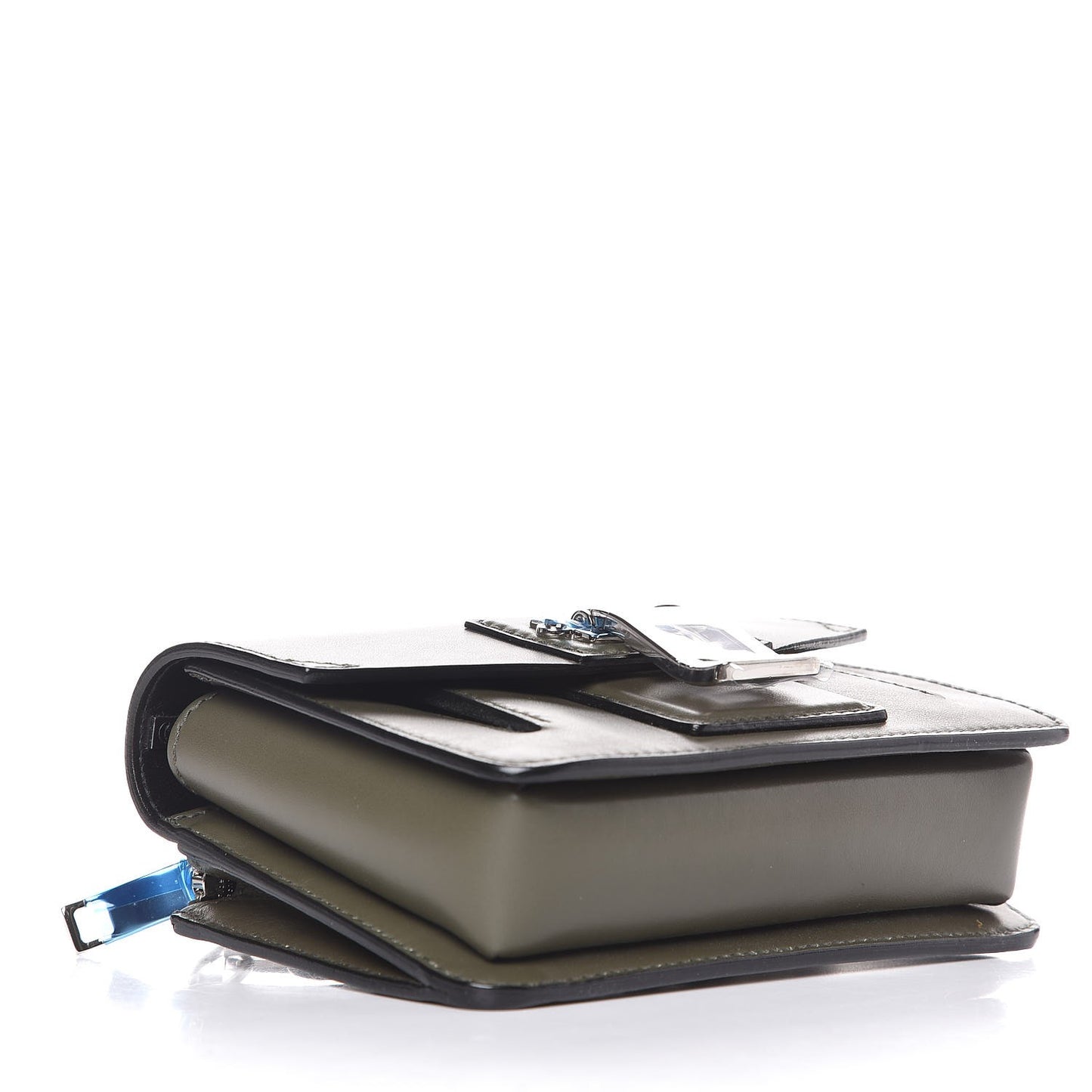 Smooth Calfskin Mini Hava Chain Crossbody Cypress