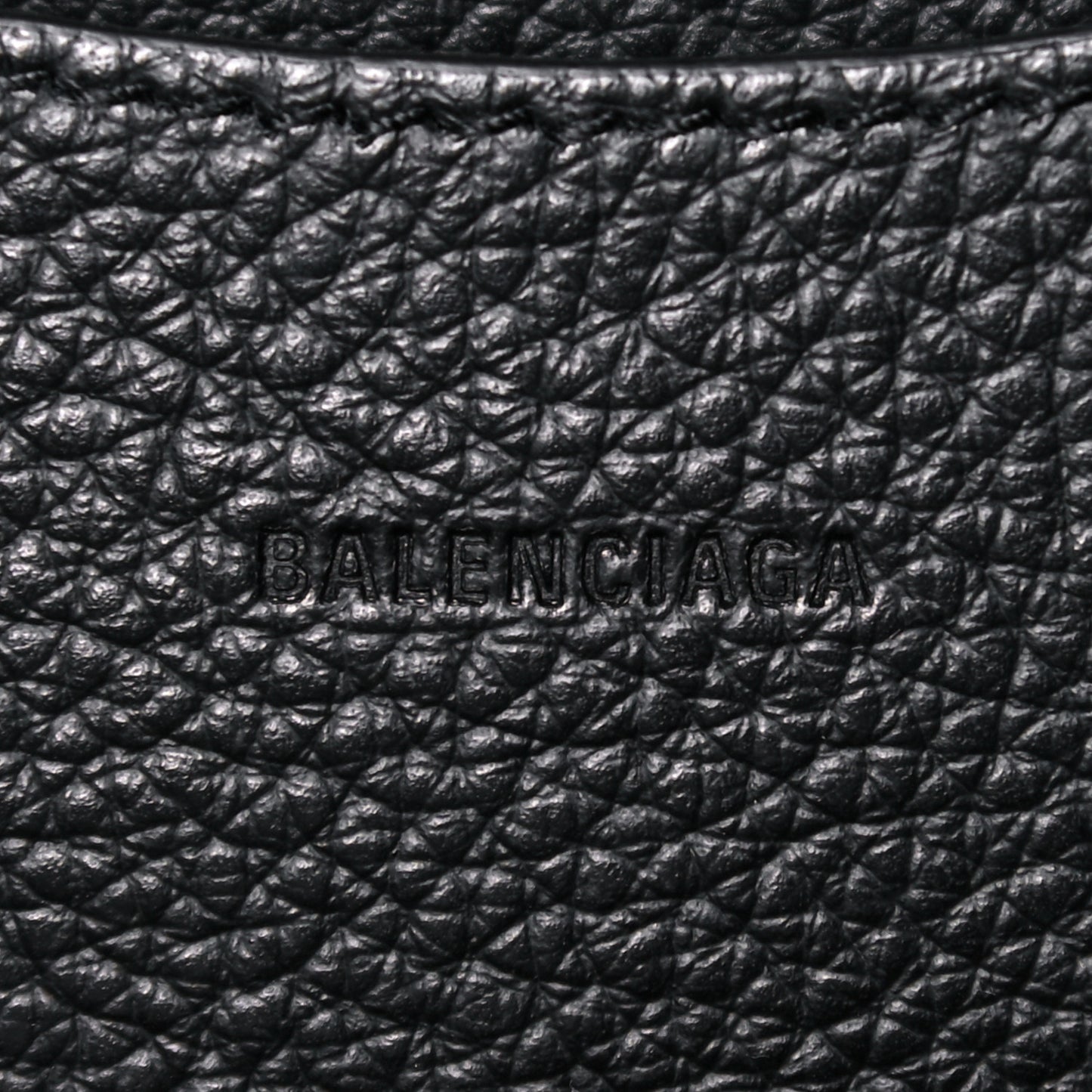 Grained Calfskin Black Hardware Neo Classic City Black