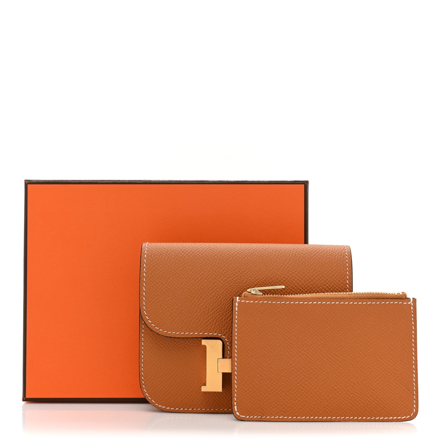 Hermes Epsom Constance Slim Wallet Gold 11 of 11