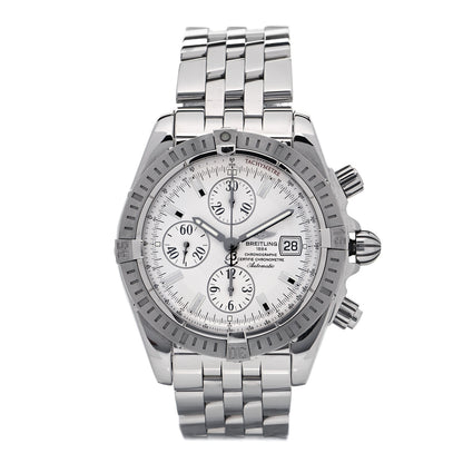 Breitling Stainless Steel Mother of Pearl 44mm Chronomat Automatic Watch A13356 1 of 5