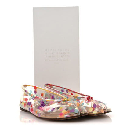 Maison Margiela PVC Confetti Printed Tabi Ballerina Flats 39 Multicolor 11 of 11