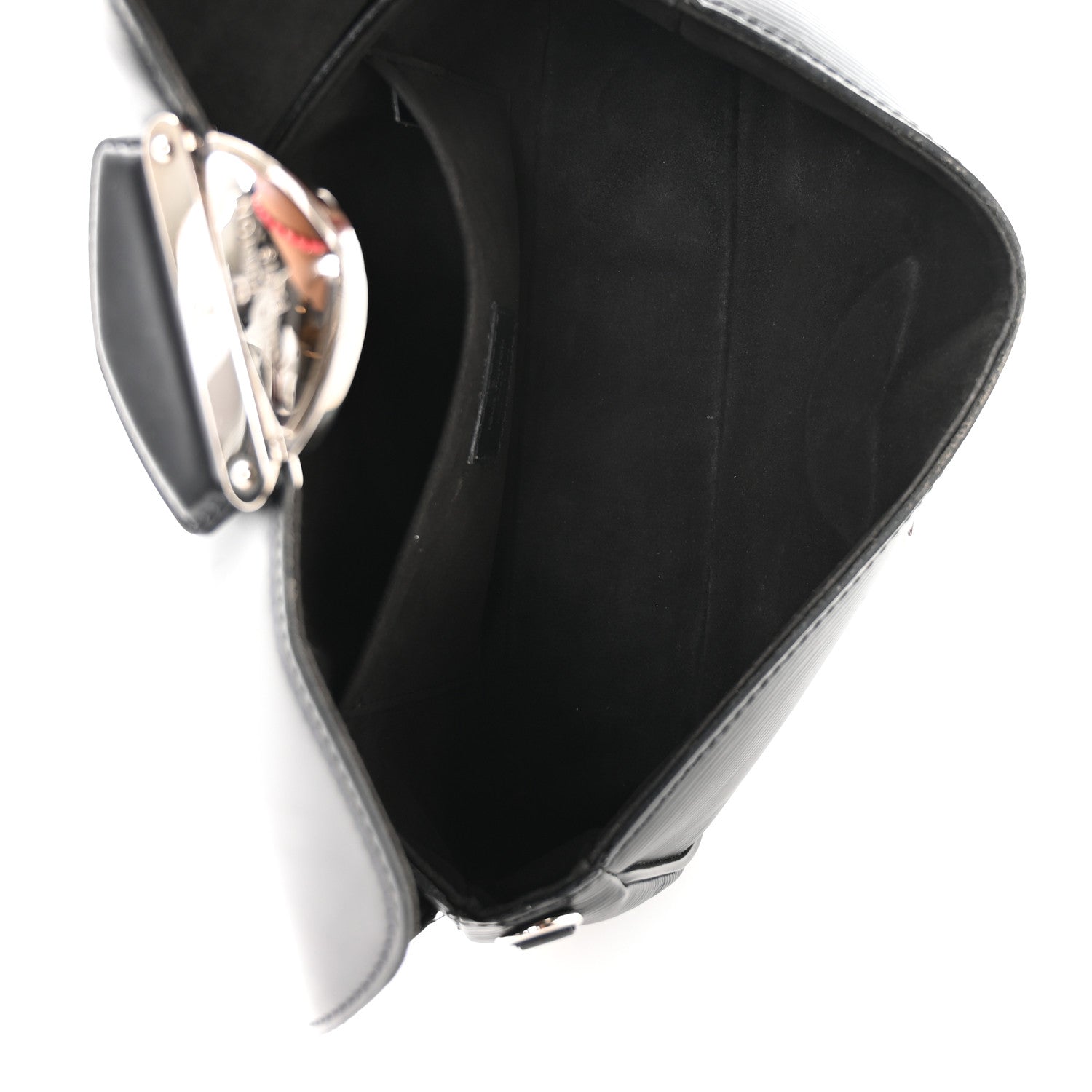 Louis Vuitton Epi Montaigne Clutch Black 5 of 10