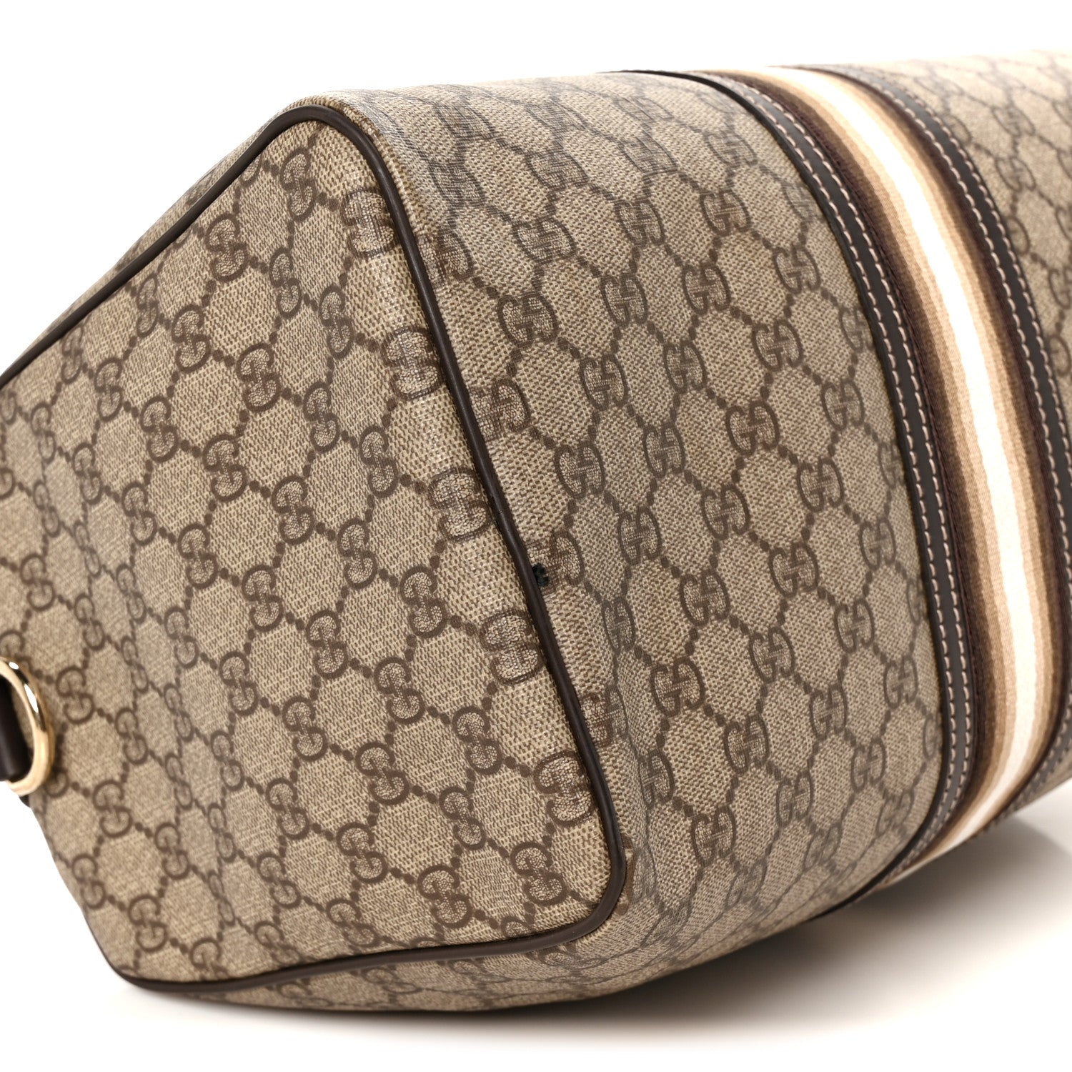 Gucci GG Plus Monogram Web Medium Joy Boston Dark Brown 9 of 11