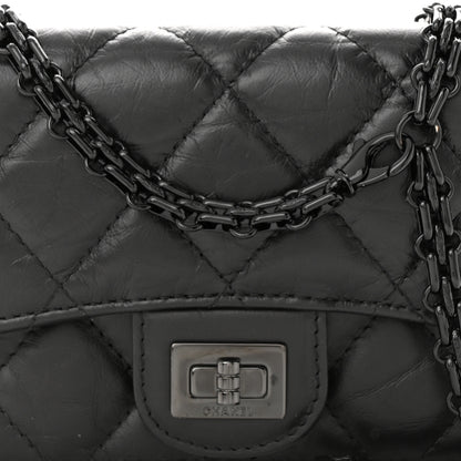 Chanel Aged Calfskin Quilted Reissue Belt Bag So Black 9 of 11