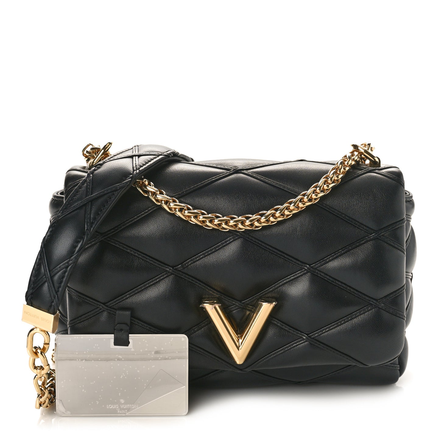 Lambskin Malletage Top Handle GO-14 MM Black