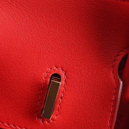 Hermes Swift Birkin 25 Rouge De Coeur 11 of 12