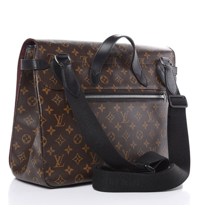 Louis Vuitton Monogram Macassar Drake Messenger 3 of 9