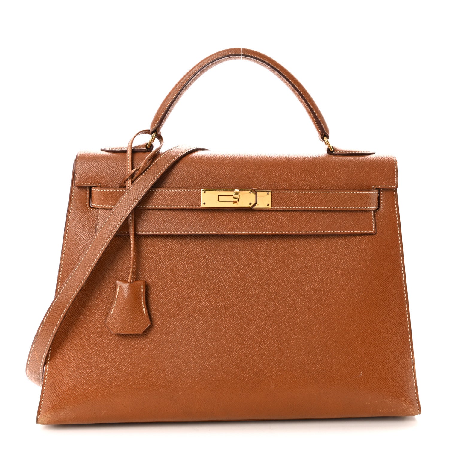 Hermes Courchevel Kelly Sellier 32 Gold