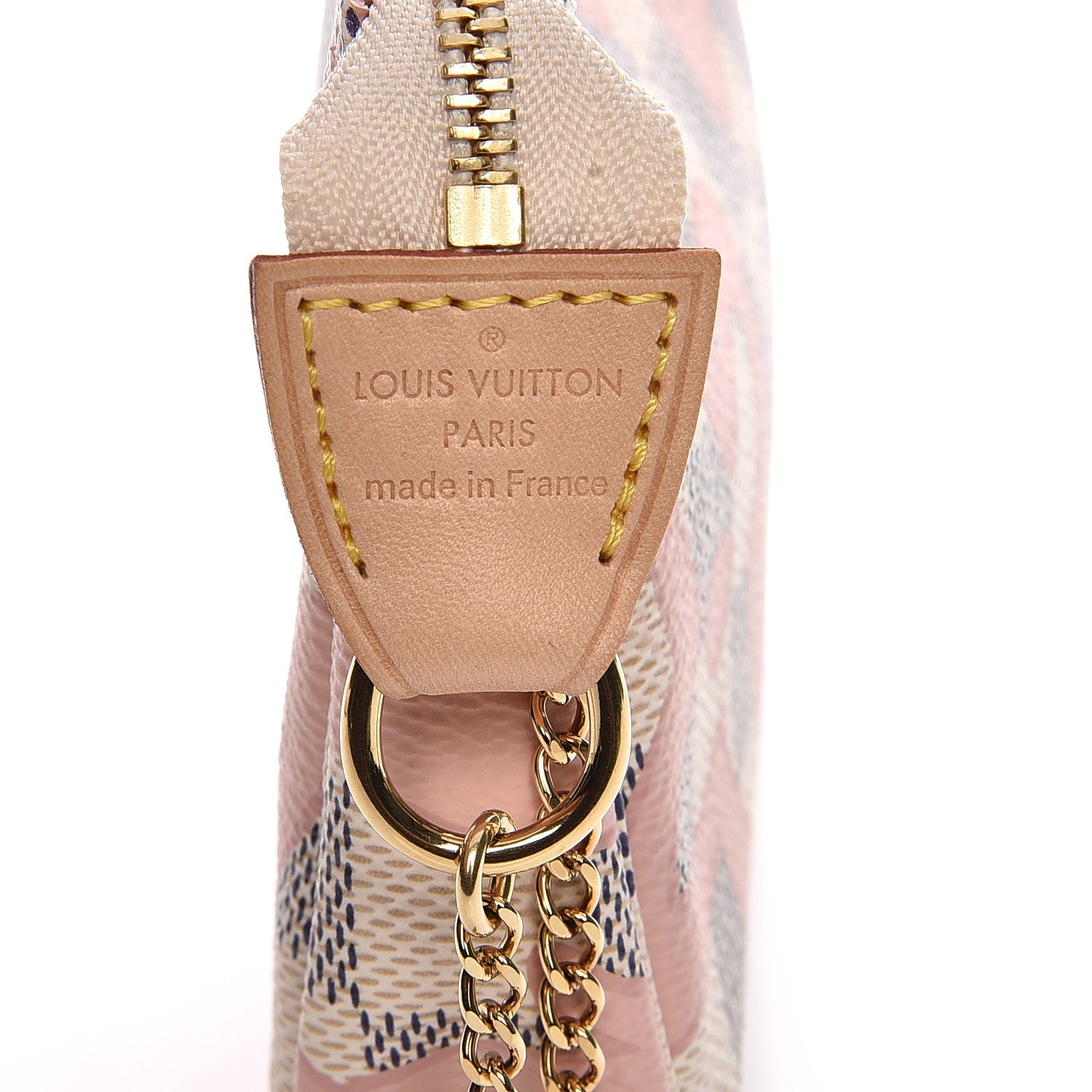 Louis Vuitton Damier Azur Tahitienne Mini Pochette Accessories 6 of 7