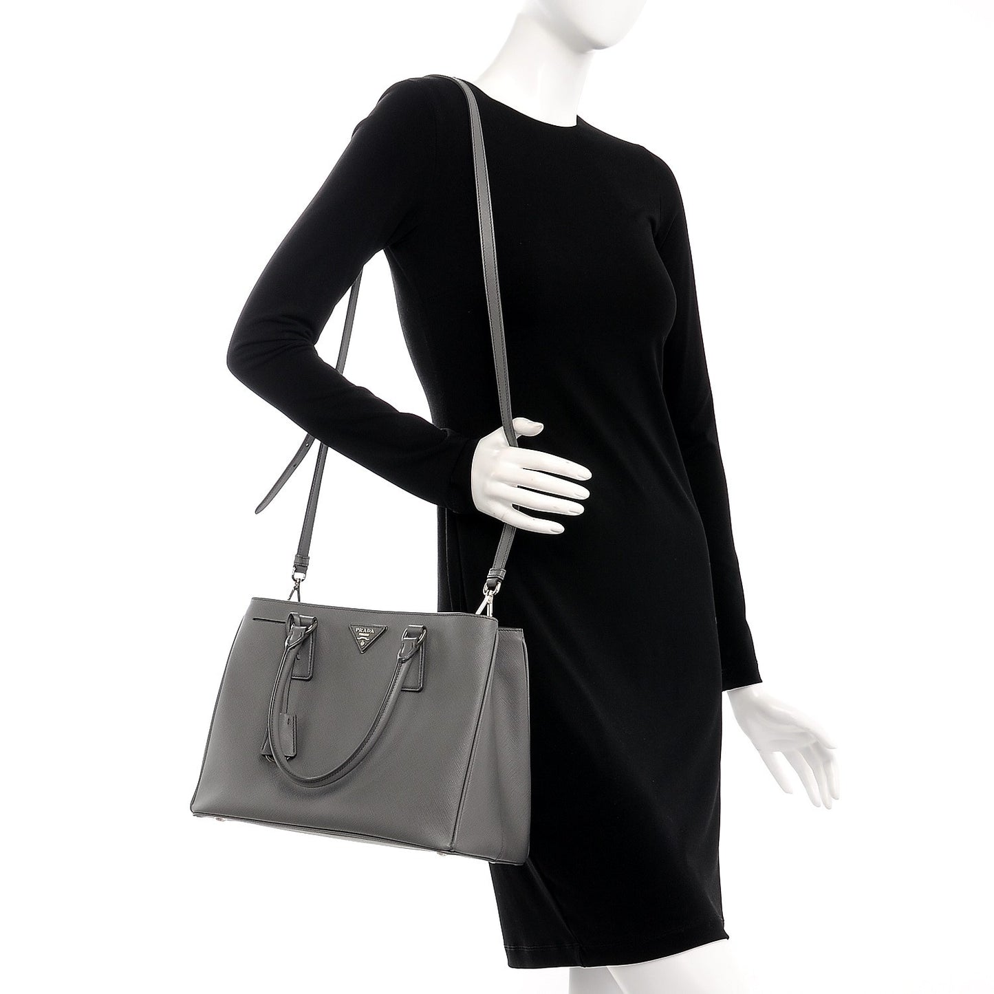 Saffiano Lux Small Tote Marmo
