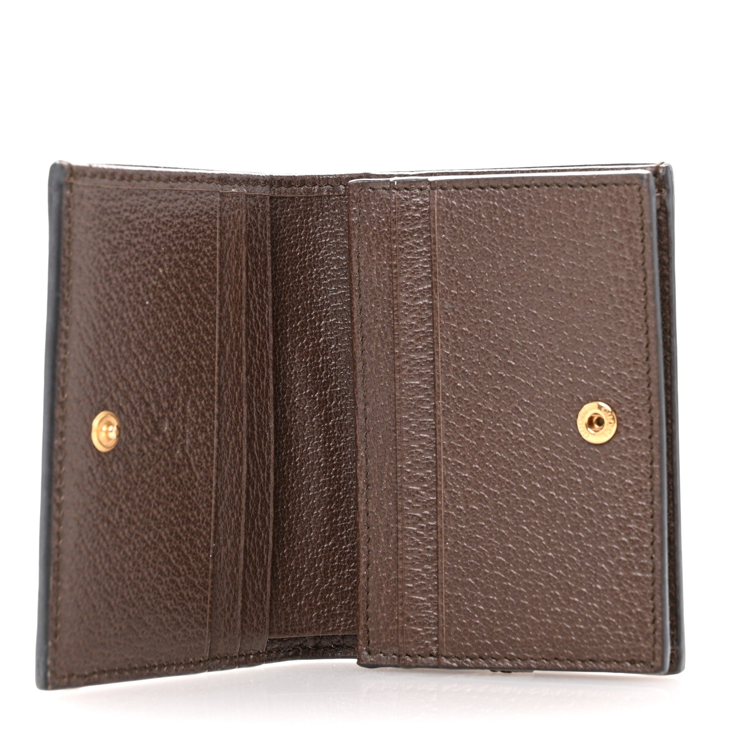 Gucci GG Supreme Monogram Web Ophidia Card Case Beige New Acero 5 of 8