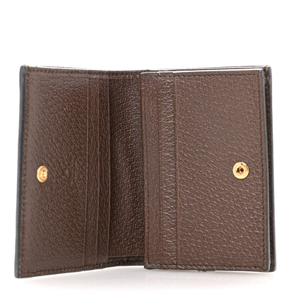 Gucci GG Supreme Monogram Web Ophidia Card Case Beige New Acero 5 of 8
