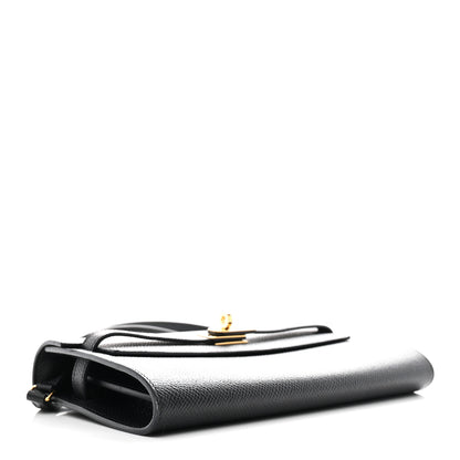 Hermes Epsom Kelly Wallet To Go Black 4 of 12