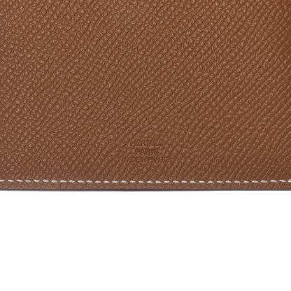 Hermes Epsom Tarmac PM Passport Holder Gold 9 of 10