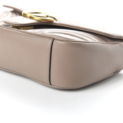 Gucci Calfskin Matelasse Small GG Marmont Shoulder Bag Porcelain Rose 7 of 10