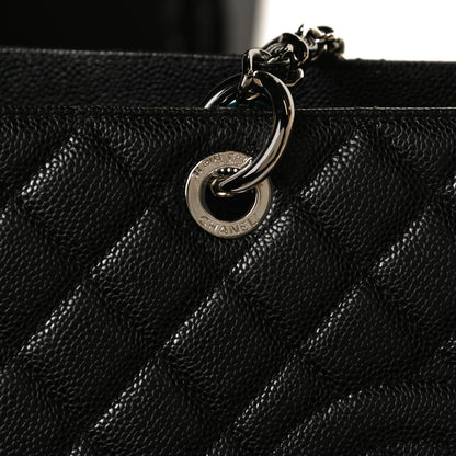 Chanel Caviar Quilted XL Grand Shopping Tote GST Black 13 of 13