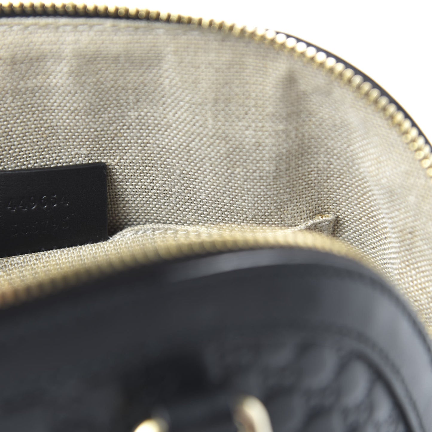 Microguccissima Mini Dome Bag Black