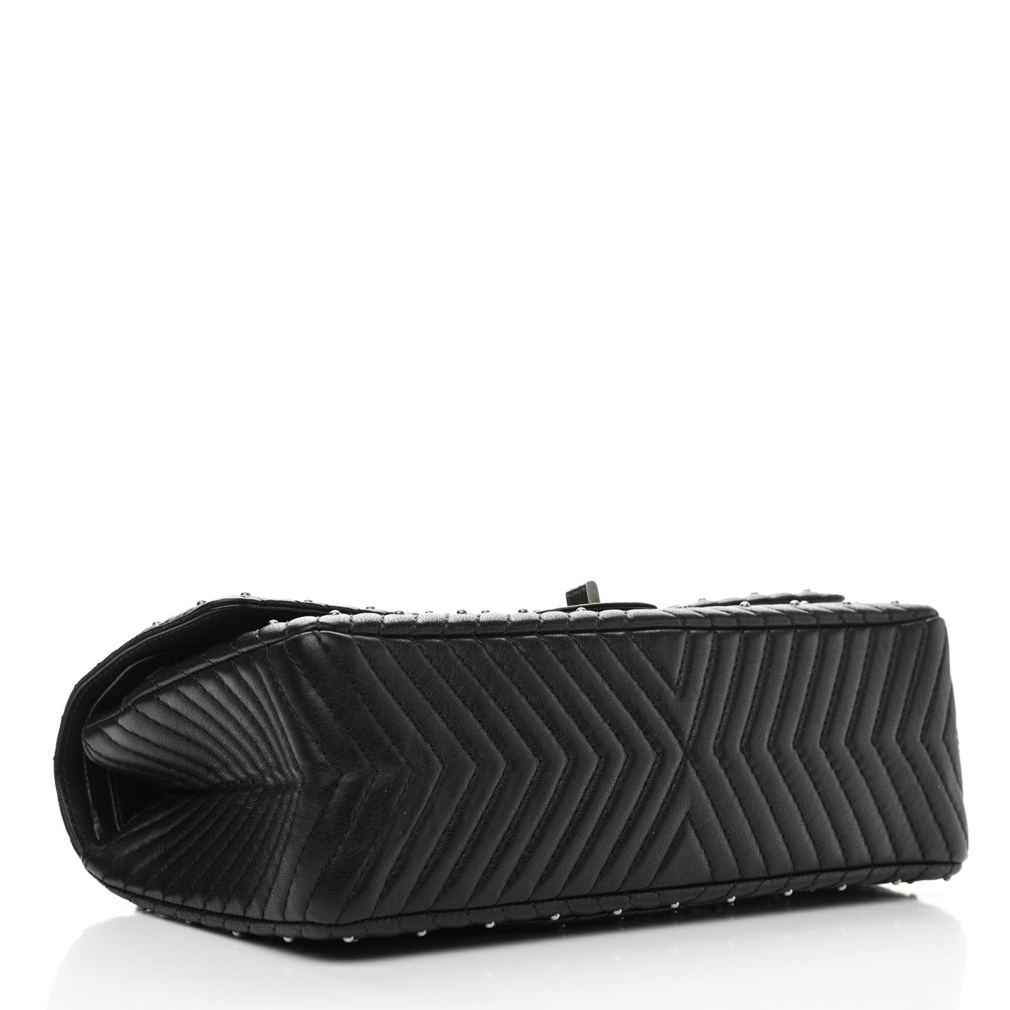 Sheepskin Chevron Quilted Studded 2.55 Reissue 226 Flap Black