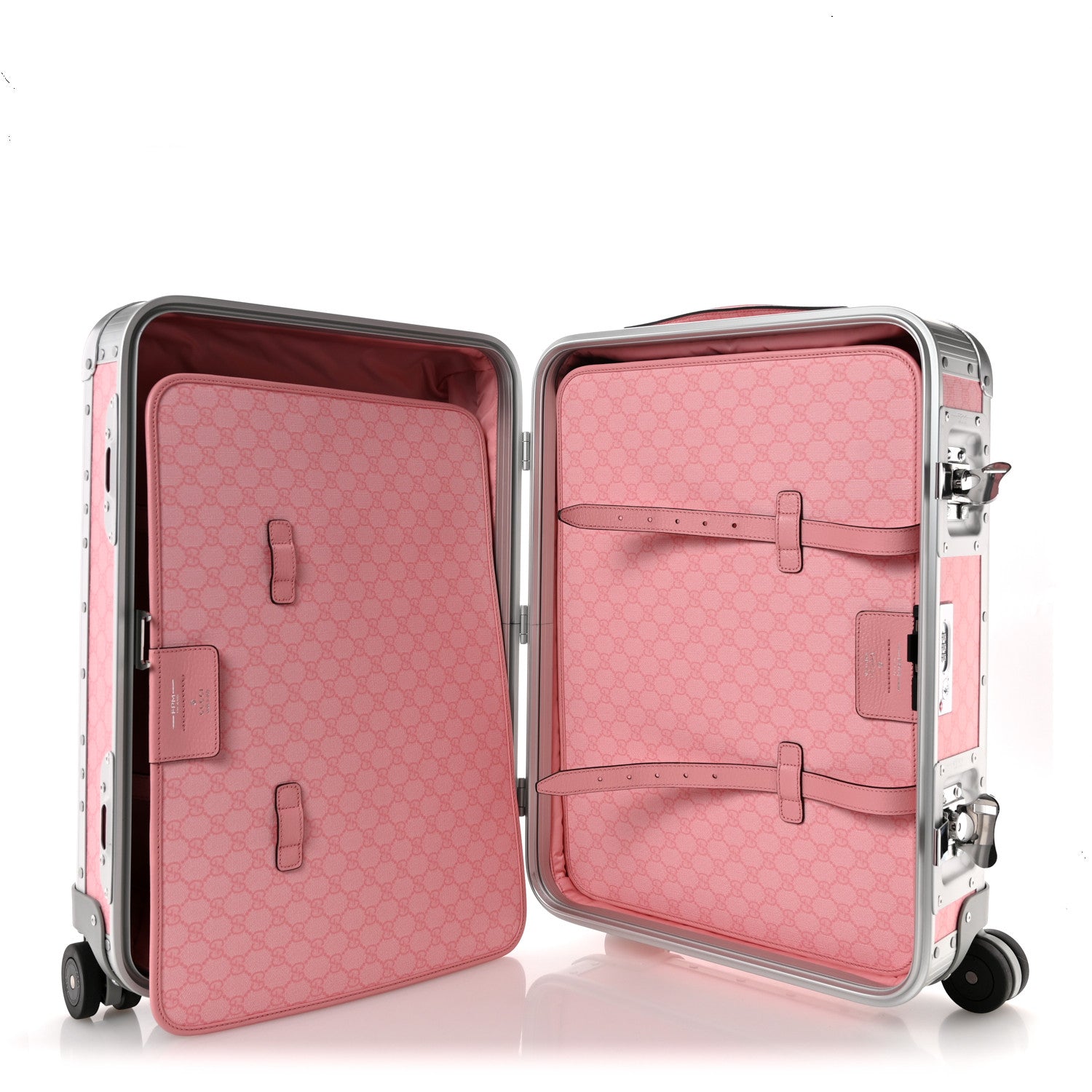 Gucci GG Supreme Monogram Porter Cabin Plus Suitcase Pink 7 of 11