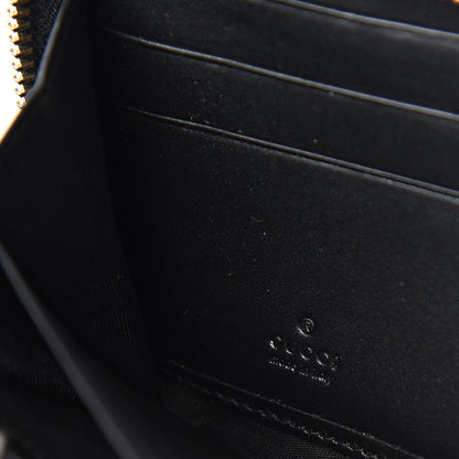 Gucci Guccissima Bow Zip Around Wallet Black 5 of 7