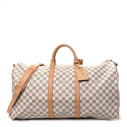 Louis Vuitton Damier Azur Keepall Bandouliere 55 1 of 11