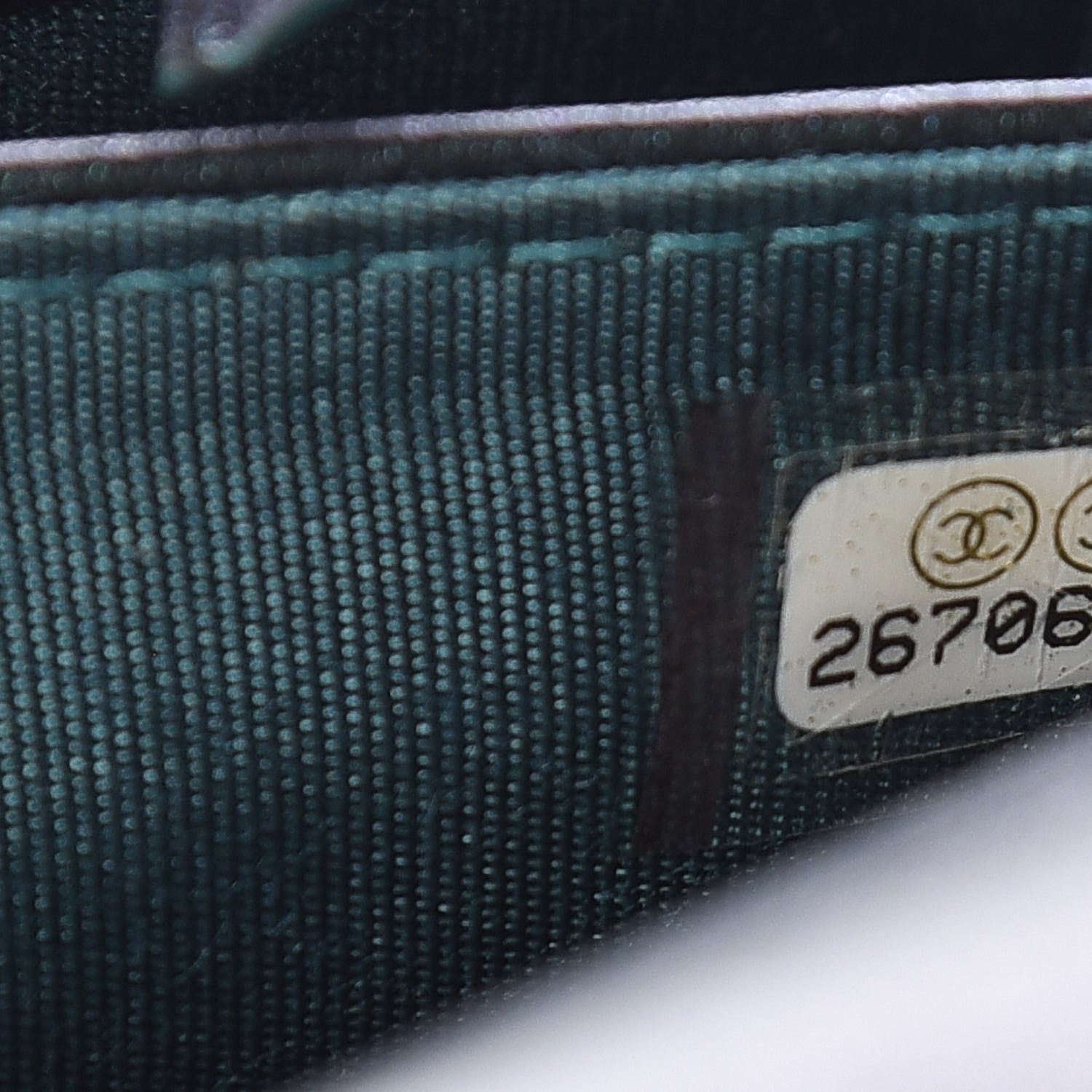 Chanel Iridescent Caviar Quilted Medium Filigree Flap Wallet Dark Turquoise 8 of 19