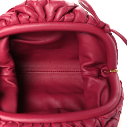 Bottega Veneta Nappa Intrecciato The Mini Pouch Amaranto 5 of 9