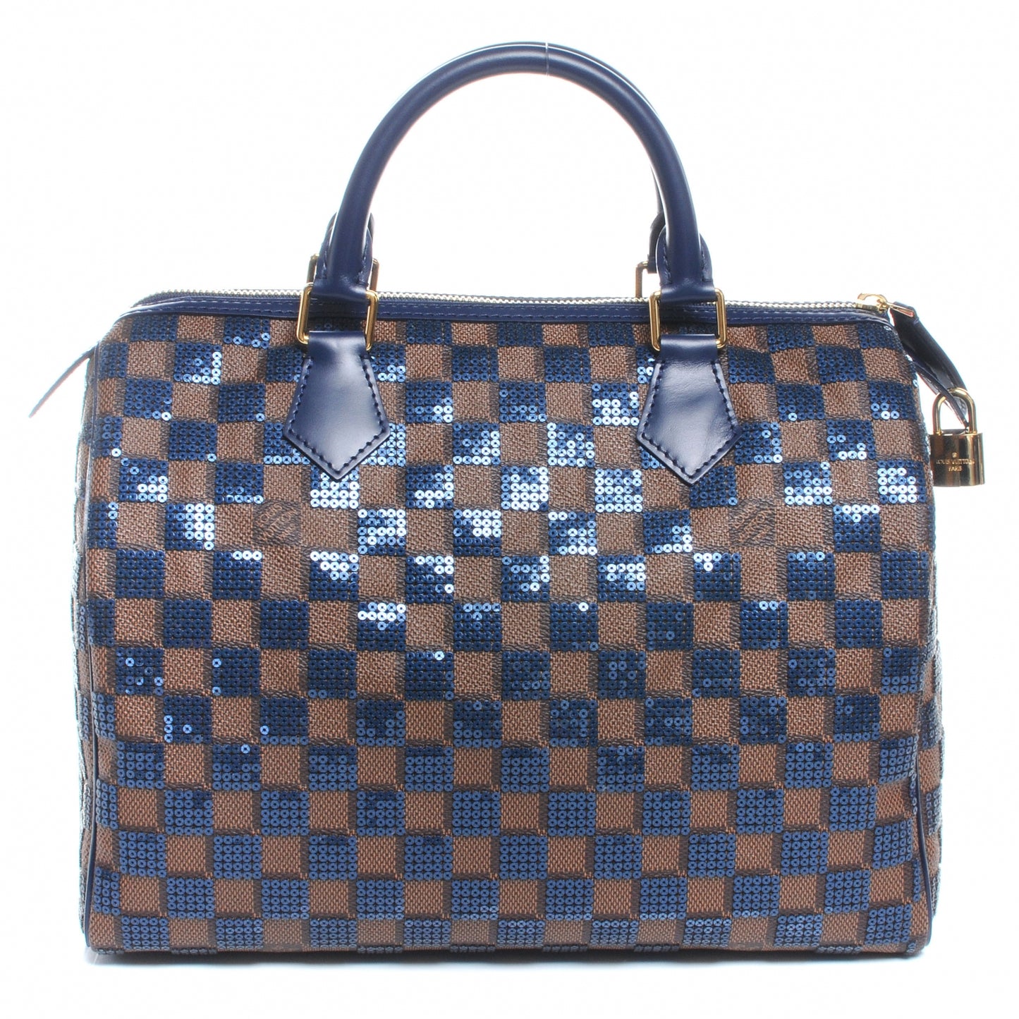 Damier Paillettes Speedy 30 Blue