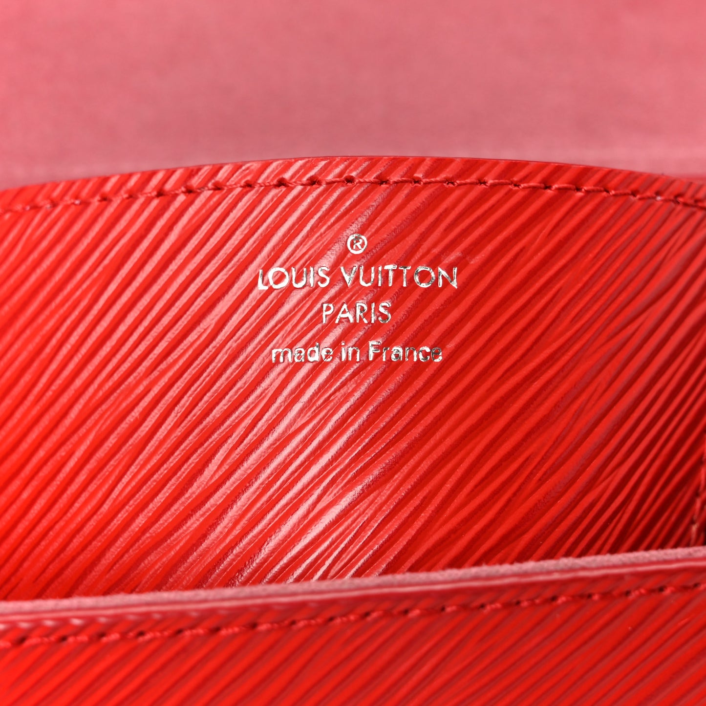 Epi Twist Shoulder Bag MM Coquelicot