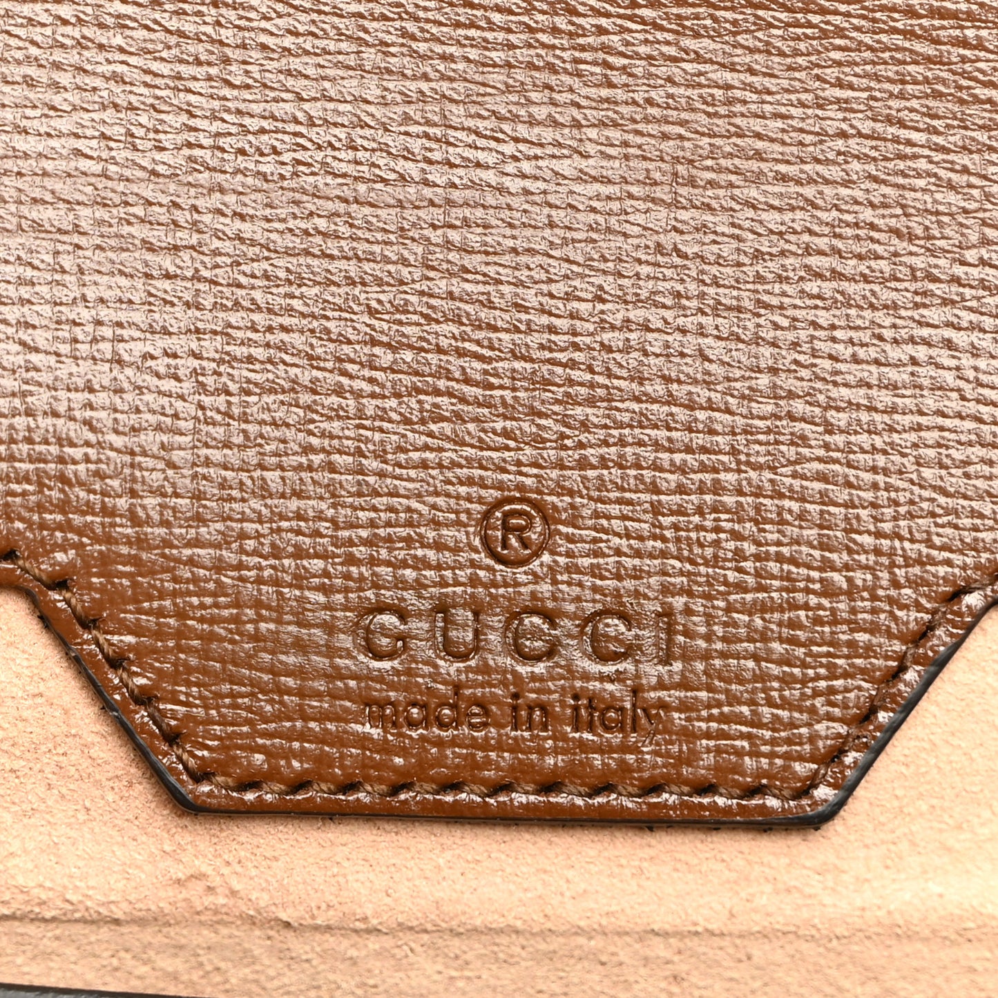 GG Supreme Monogram Azalea Calfskin Web Small Horsebit 1955 Crossbody Bag Beige Ebony Brown Sugar