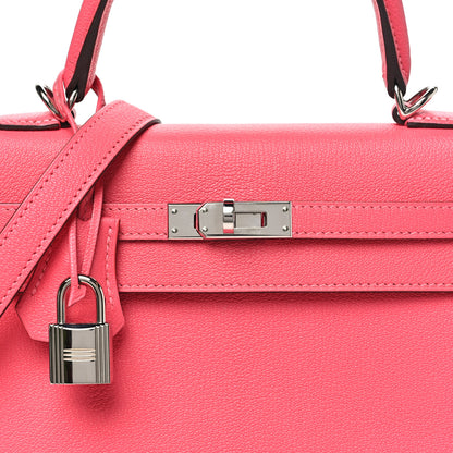 Hermes Chevre Chandra Kelly Sellier 25 Rose Lipstick 8 of 10