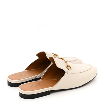 Gucci Malaga Kid Womens Princetown Slippers 40 Mystic White 4 of 10
