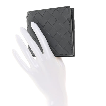 Bottega Veneta Nappa Maxi Intrecciato Bi-Fold Wallet Thunder 2 of 10