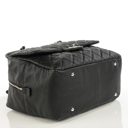 Chanel Caviar Quilted Travel Flap Tote Black 4 of 7