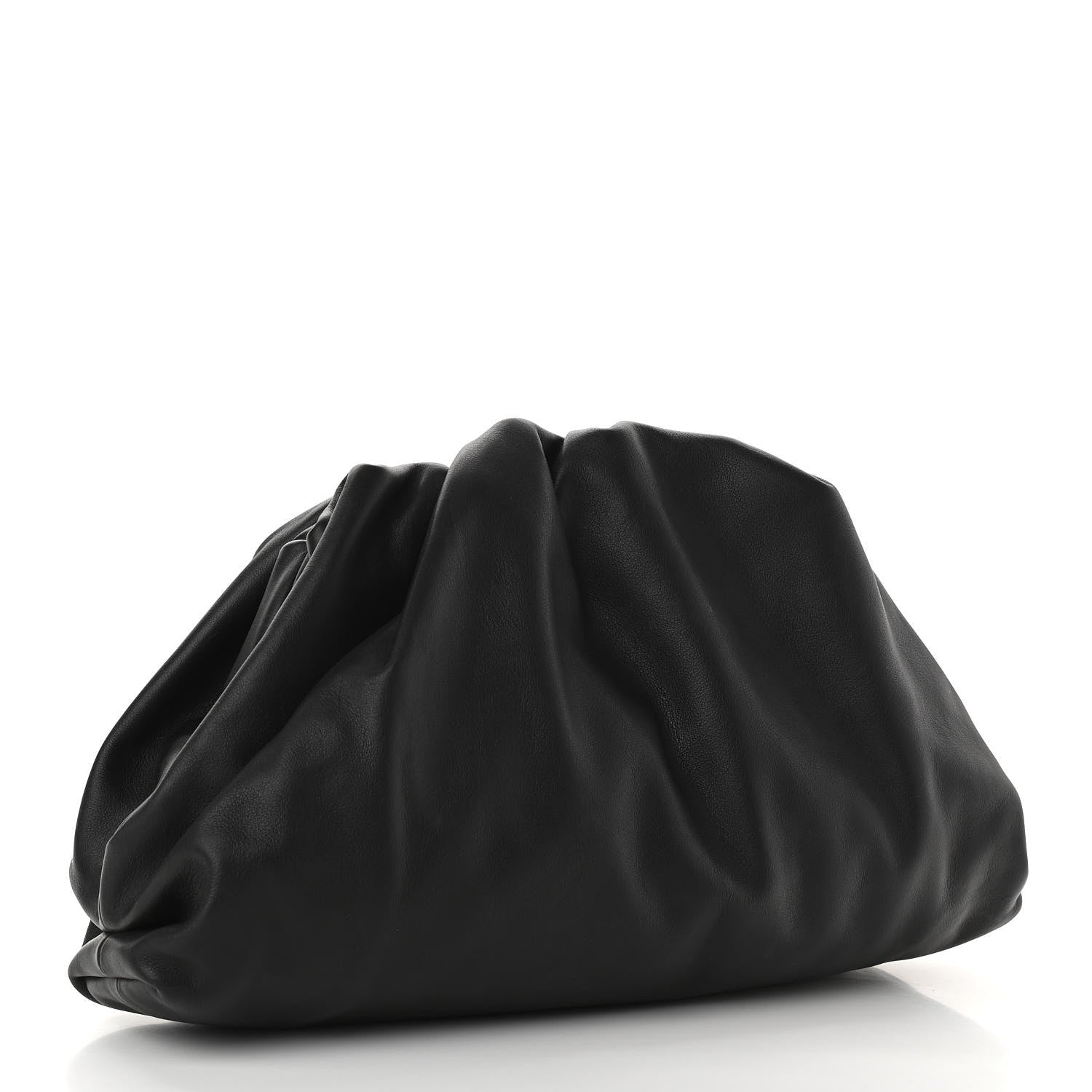 Bottega Veneta Smooth Butter Calf The Pouch Oversized Clutch Black 3 of 10