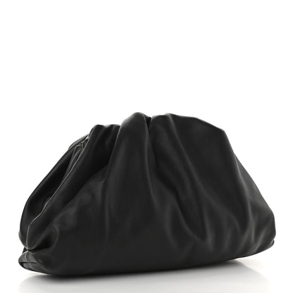 Bottega Veneta Smooth Butter Calf The Pouch Oversized Clutch Black 3 of 10