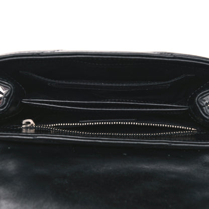Saint Laurent Calfskin Y Quilted Monogram Toy Loulou Crossbody Bag Black 5 of 14