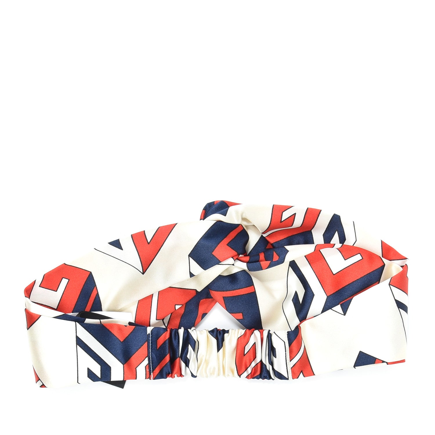 Gucci Silk GG Wallpaper Duchesse Headband White 3 of 4