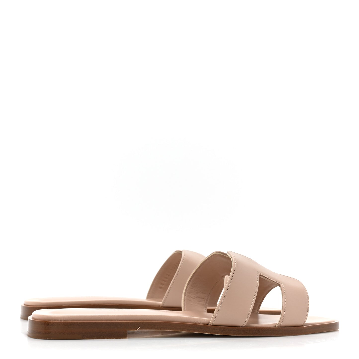 Box Calfskin Oran Sandals 39 Beige Nude