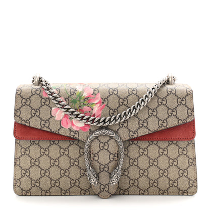 Gucci GG Supreme Monogram Blooms Small Dionysus Shoulder Bag Beige Multicolor Dry Rose 1 of 11