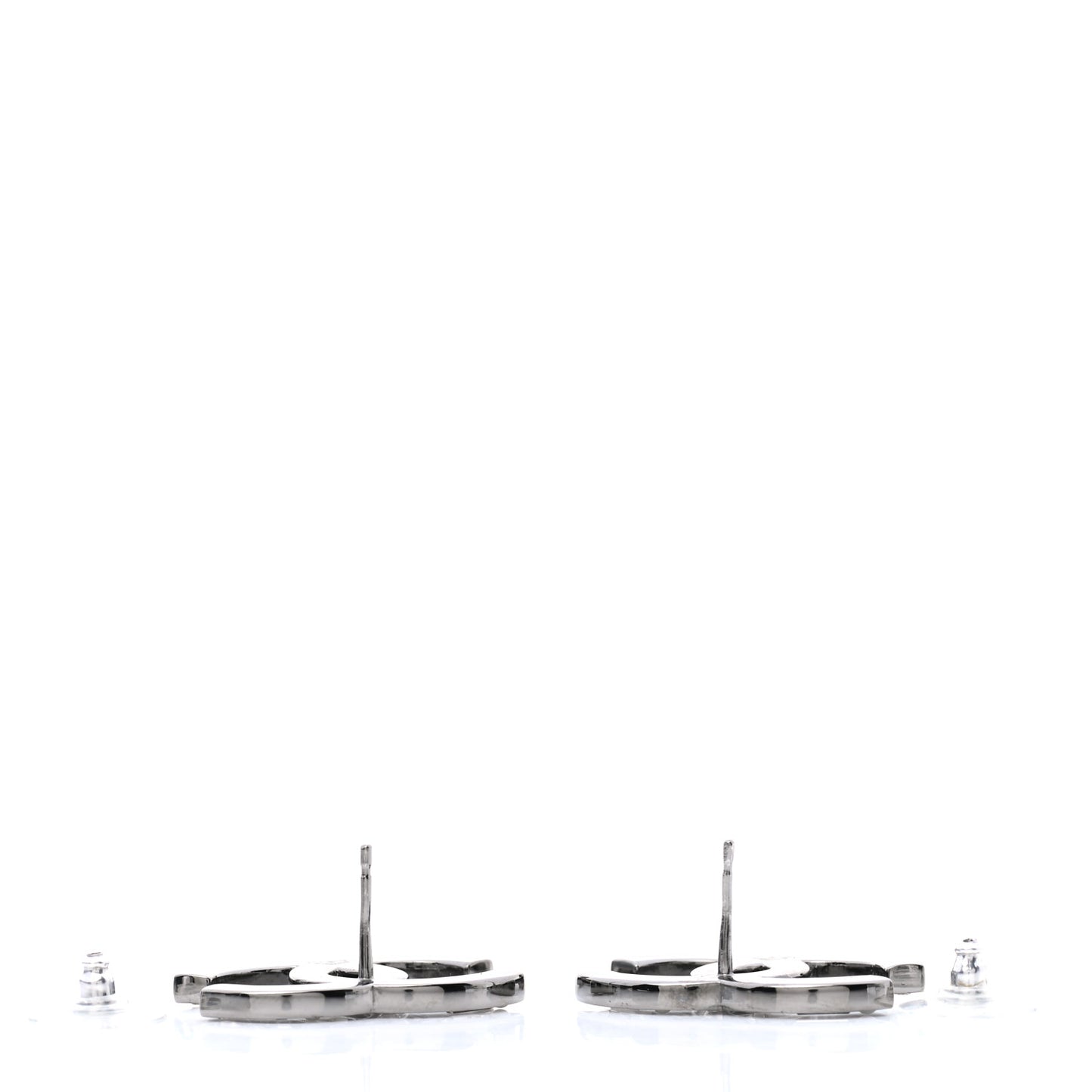 Baguette Crystal Pearl CC Bright Young Things Earrings Ruthenium